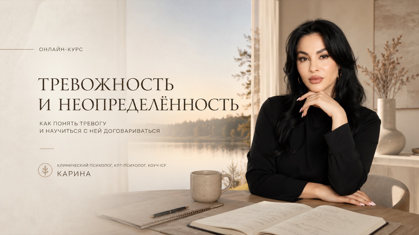 Карина Кандатьян — автор курса о тревожности и неопределённости